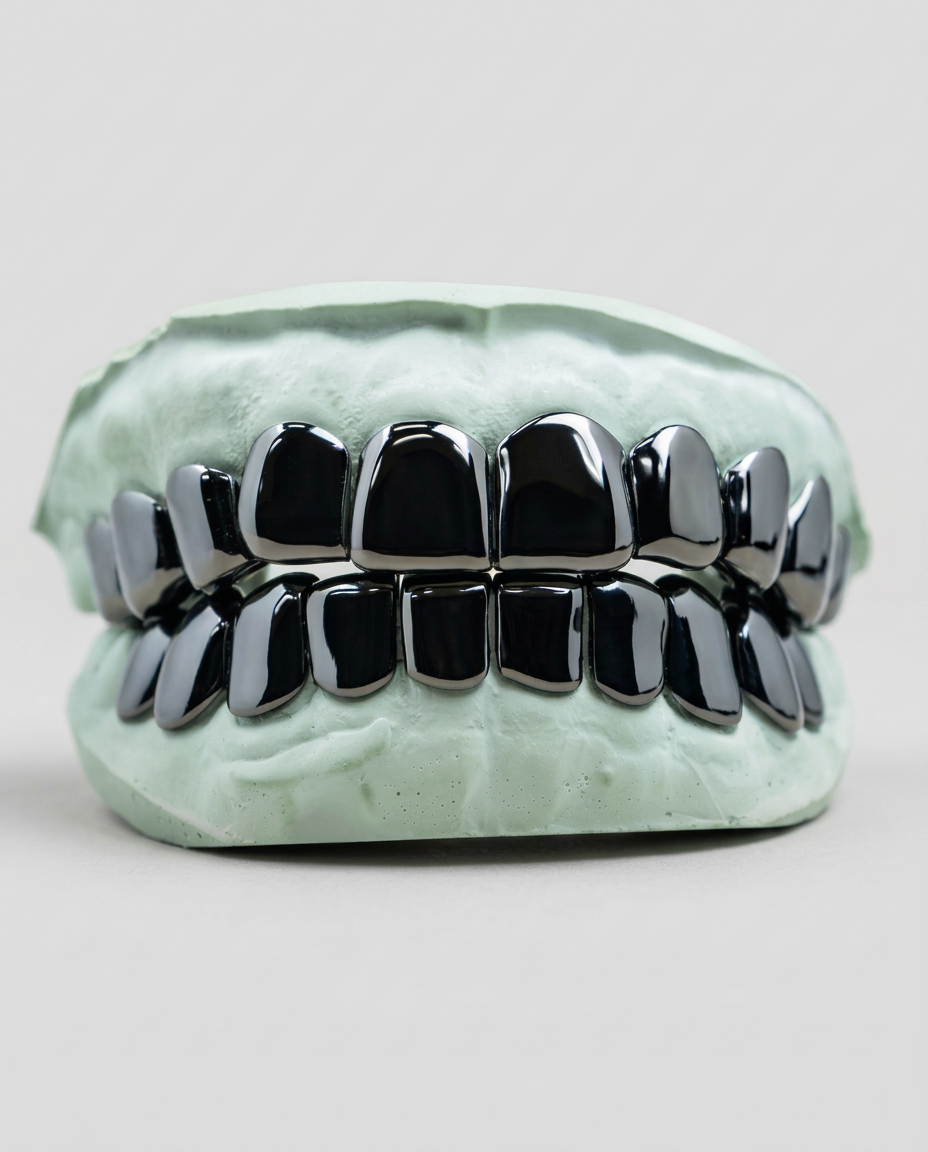 Solid Gold Grillz — Black Gold